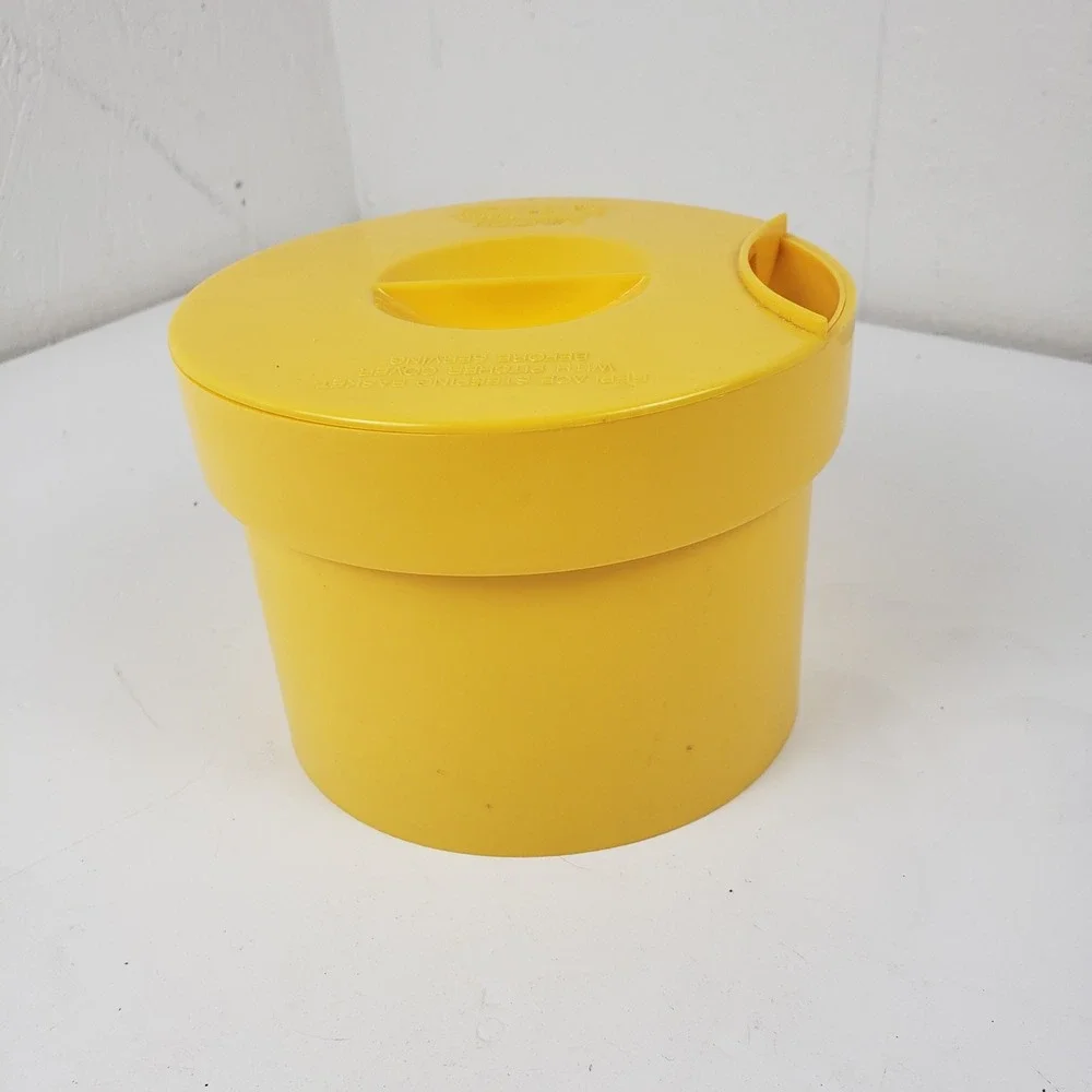 Mr Coffee Iced Tea Maker TM1.7 Replacement Steeping Basket Lid Yellow